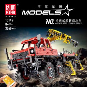 Mould King 13146 Articulated 8×8 Logging Truck – Technic Remote Control Model