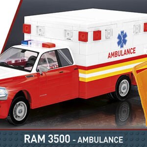 COBI 24609 RAM 3500 Ambulance | 295‑Piece 1:35 Emergency Medical Vehicle Building Set